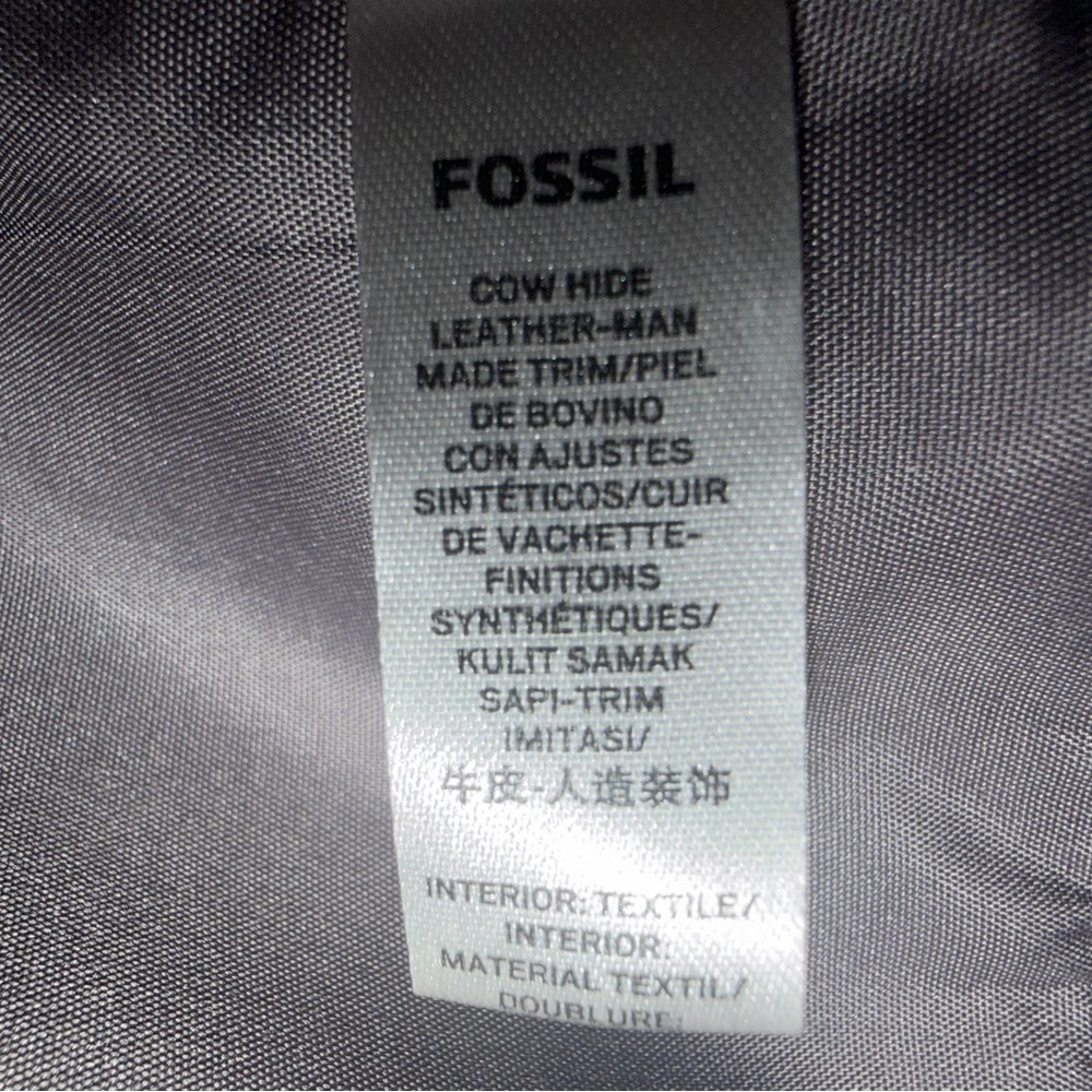 Fossil Farrah Pink Leather Crossbody Bag - Picture 9 of 10